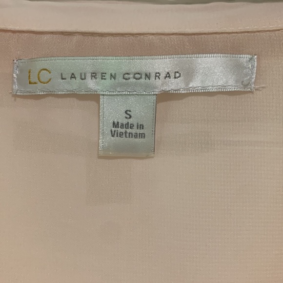 ⭐️3/$20⭐️ Lauren Conrad Sheer Beaded Blouse - Picture 2 of 5